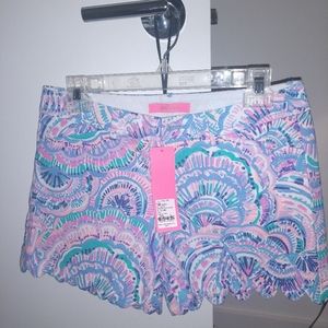 Lilly Pulitzer Buttercup Stretch Shorts Size 0